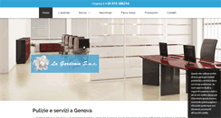 Desktop Screenshot of lagardeniapulizie.com